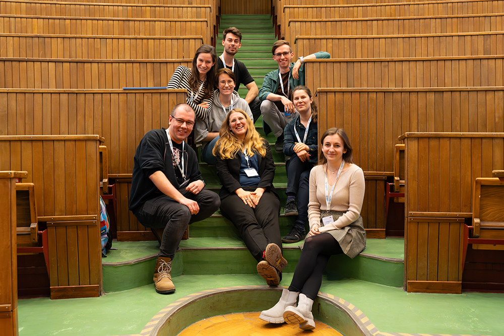 Image of the APMA members at Uni Wien.